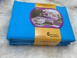 Apair of High Quality Bedsheets and 4pillowcases-Blue
