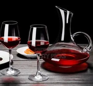 Wine Jar With Glasses