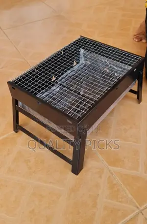 Black Portable BBQ Grill