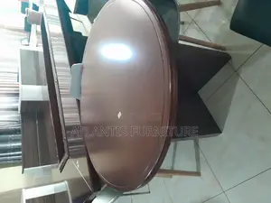 Round Executive Office Table (Mahogany)