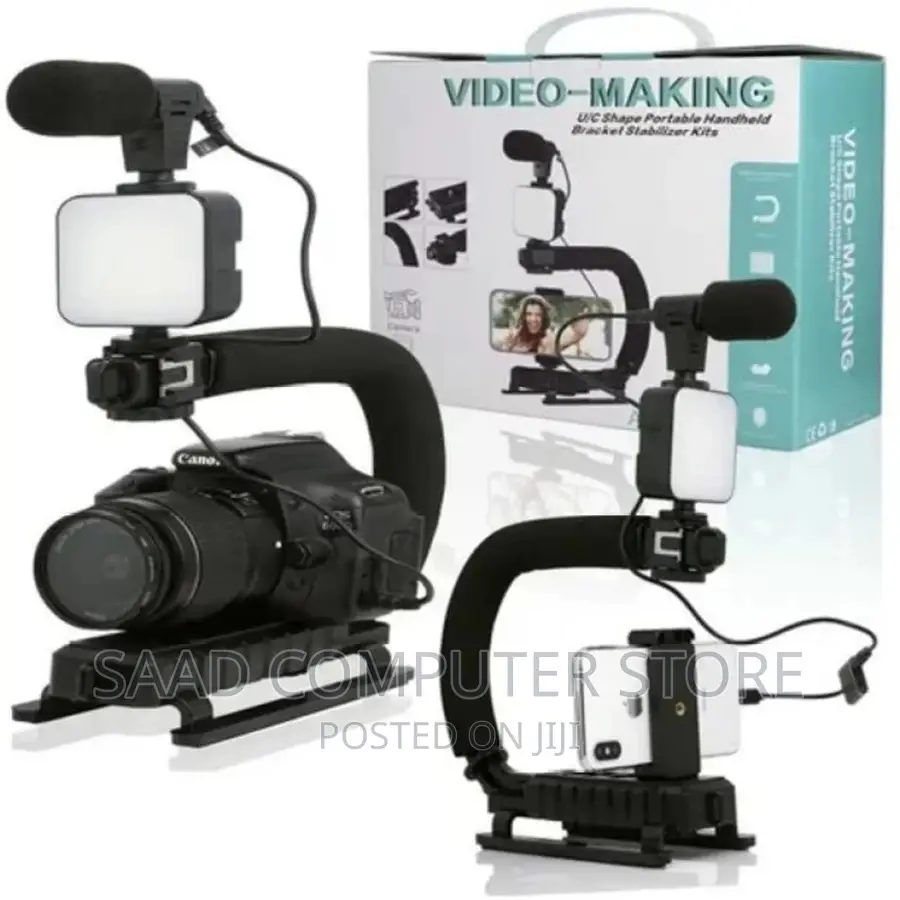 U Shaped Video Making Handheld Stabilizer Kit Camera Gimbal