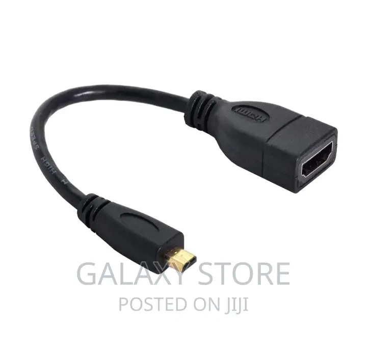 Micro Hdmi Male to Hdmi Female Cable Adapter