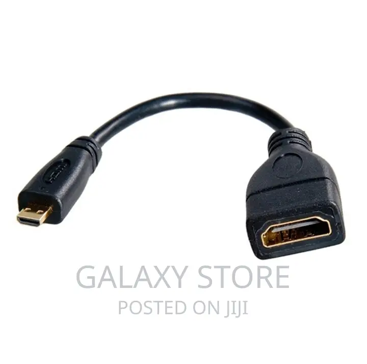 Micro Hdmi Male to Hdmi Female Cable Adapter