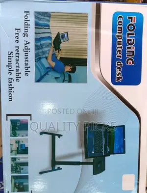 Folding Rotating Computer Table