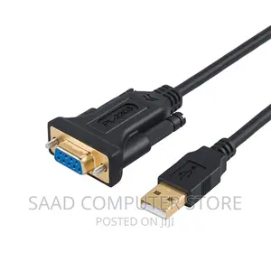 USB 2.0 Male to RS232 Female DB9 Serial Converter Cable