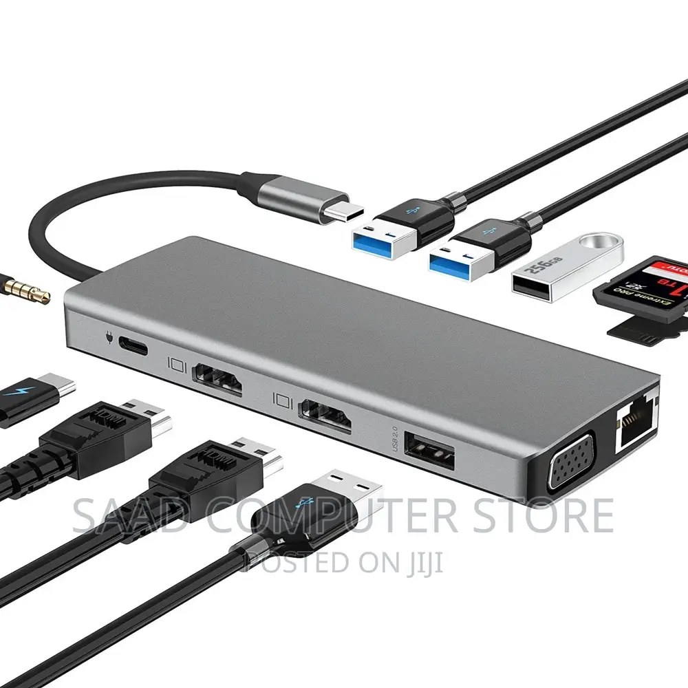 USB C Multifunction Dock Station 8 in 1