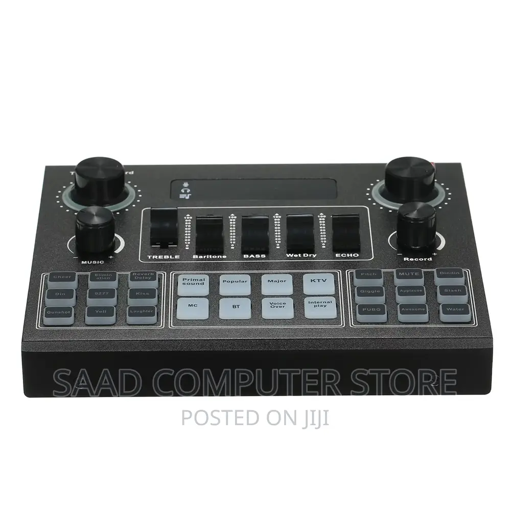 V9 Live Sound Card BT Accompaniment Audio Mixer