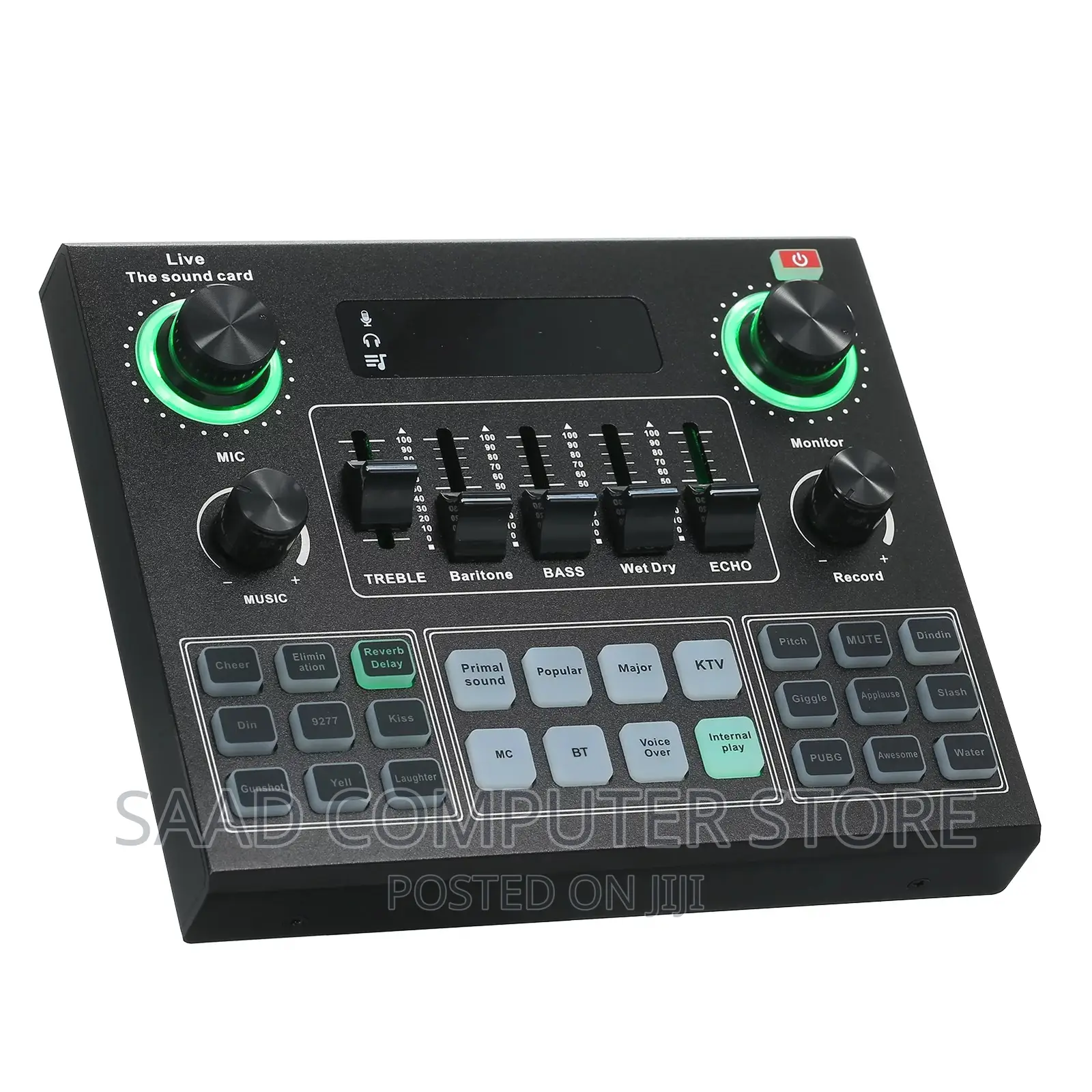 V9 Live Sound Card BT Accompaniment Audio Mixer
