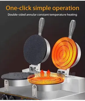 Double Commercial Ice Cream Cone/Waffle Biscuit Maker