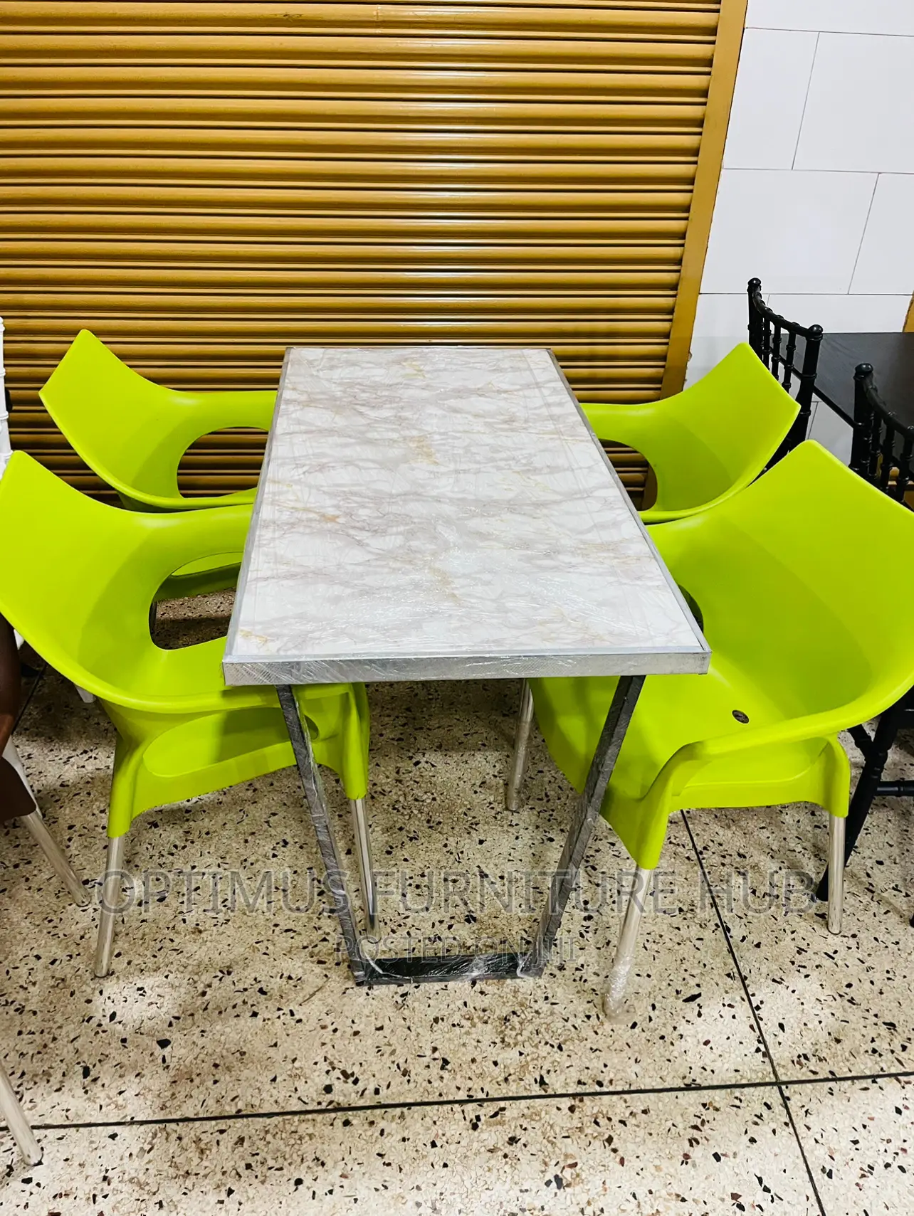 Table and Four Chairs