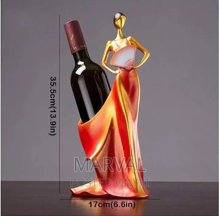 Bar Wine Bottle Rack Holder Single for Kitchen Decorative