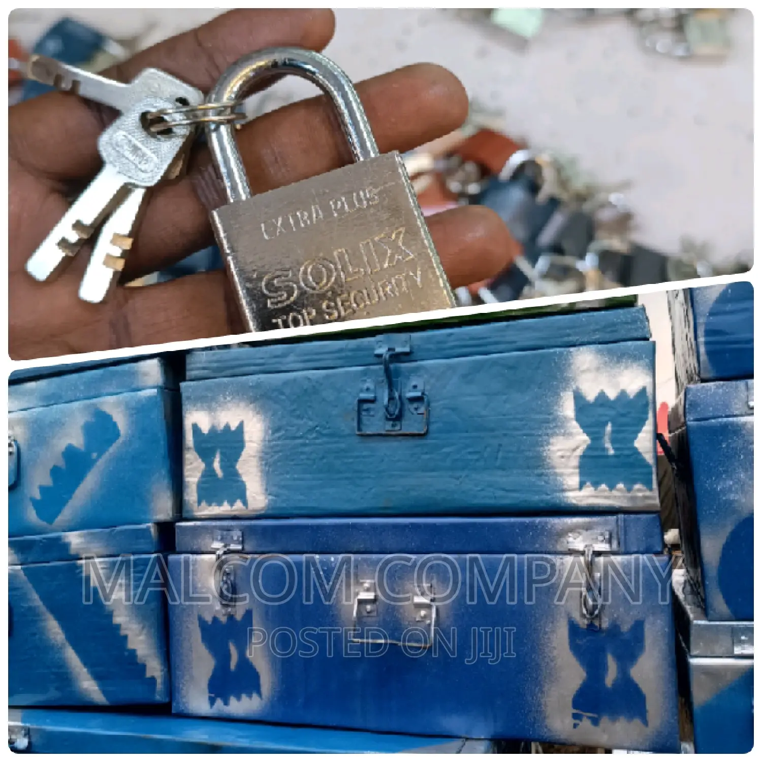 School/Student's Metallic Suitcases/Free Padlocks Delivery