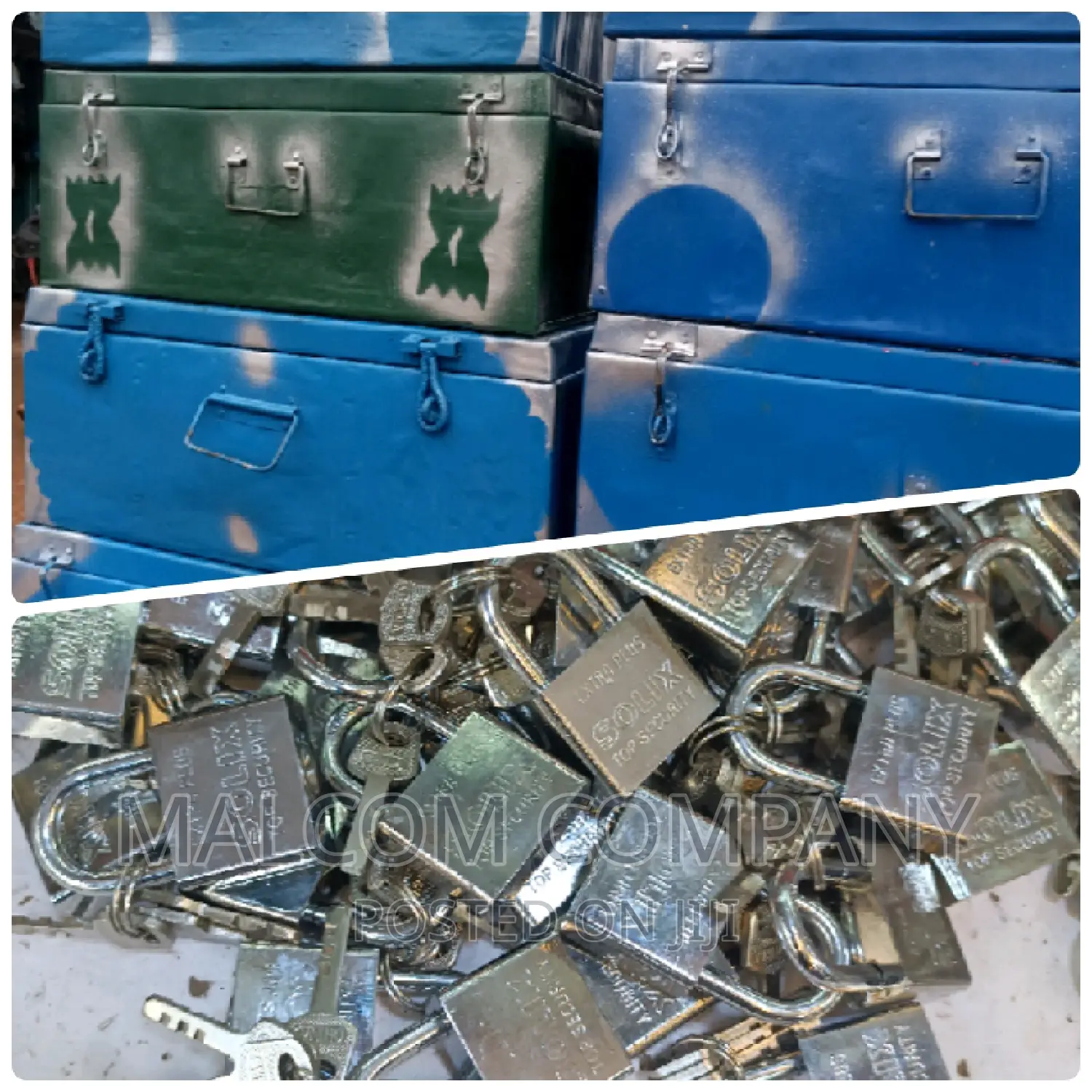 School/Student's Metallic Suitcases/Free Padlocks Delivery