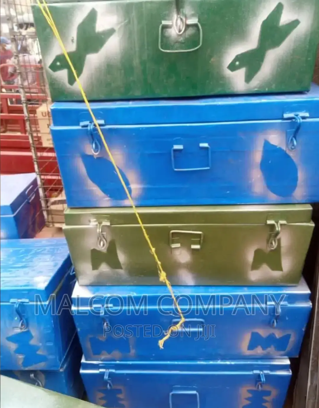 Strong Metallic School Suitcases Medium Size