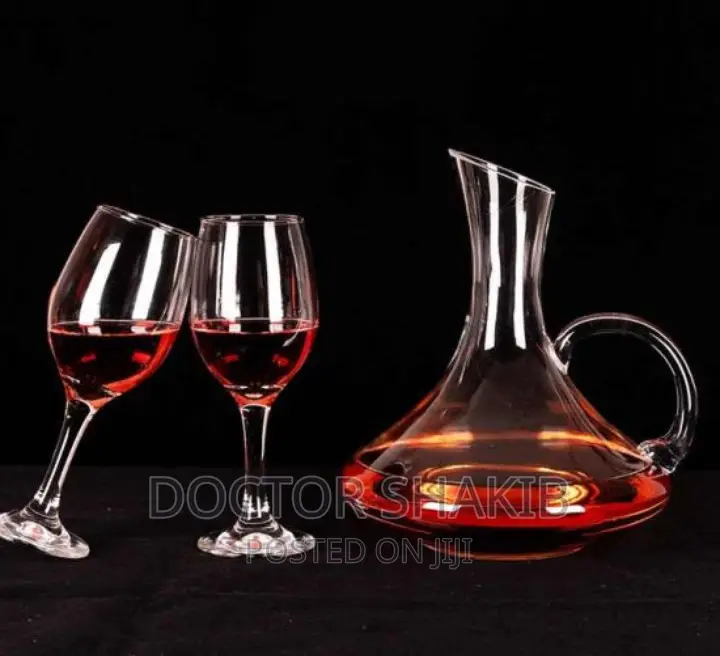 6pcs Wine Glass Decanter Set