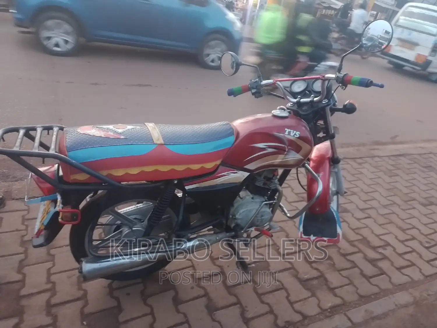 TVS XL 100 2019 Red