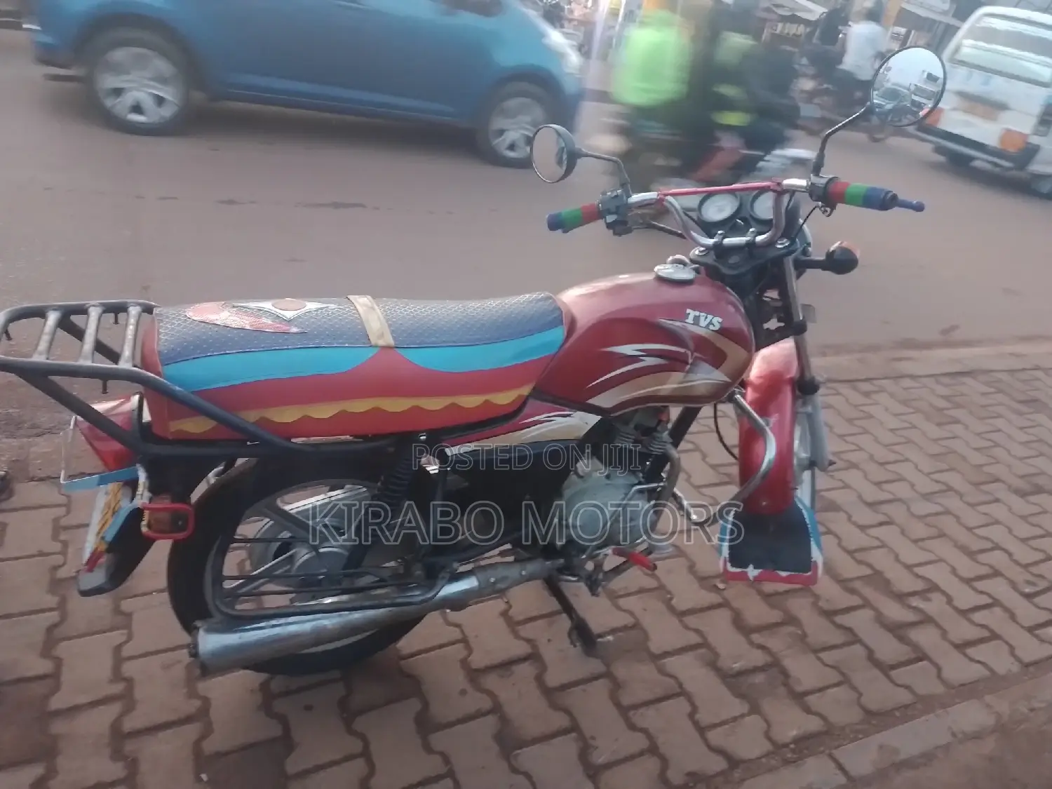 TVS XL 100 2019 Red