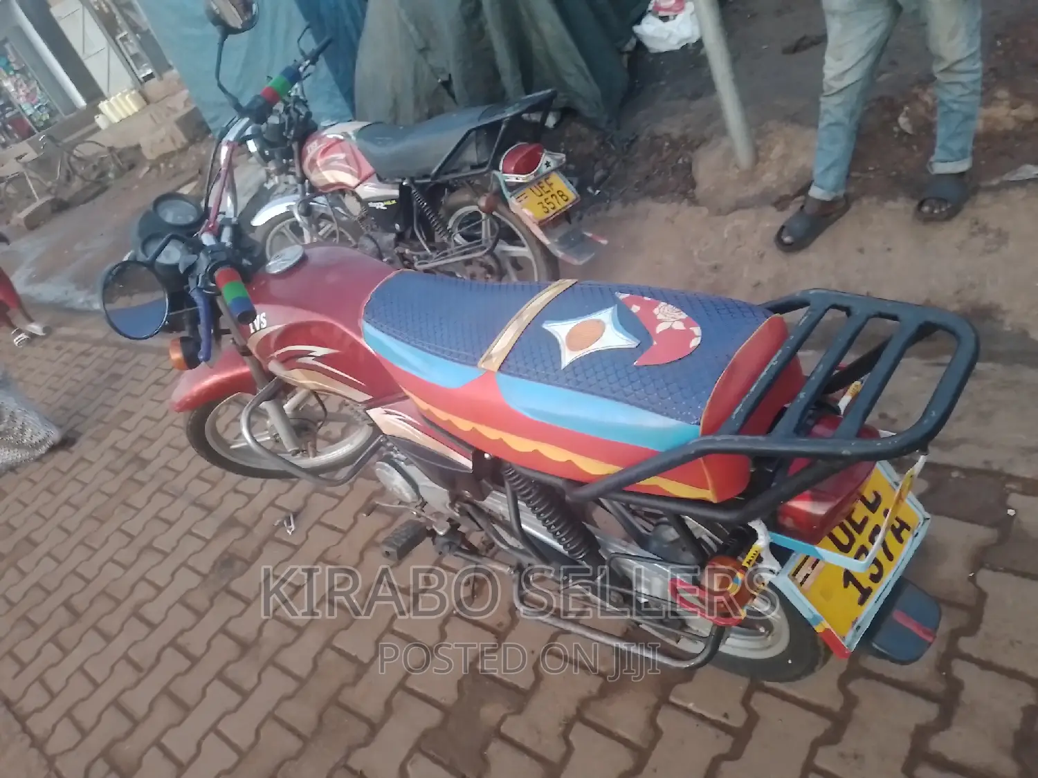 TVS XL 100 2019 Red