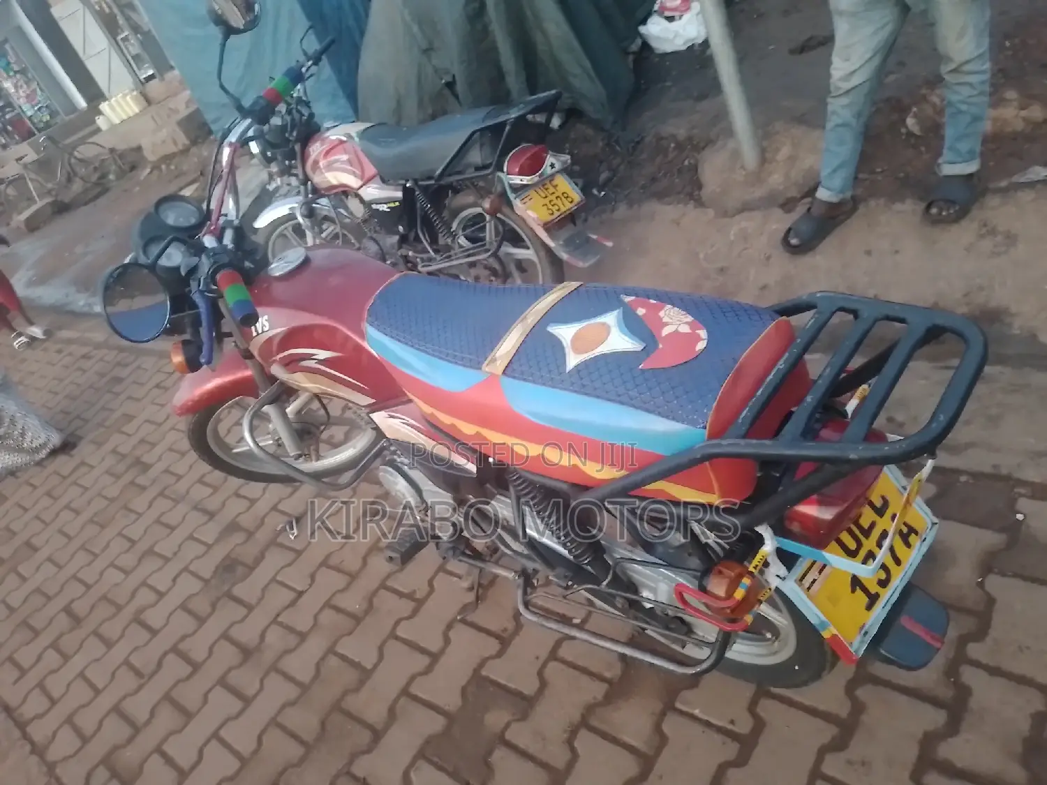 TVS XL 100 2019 Red