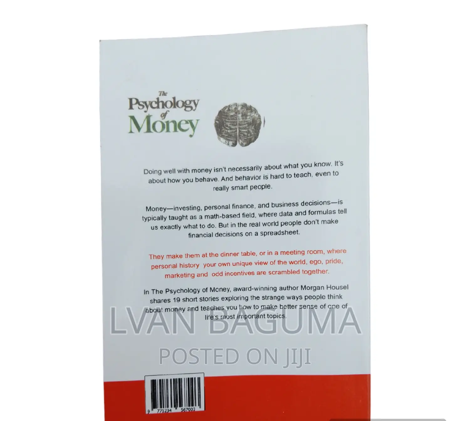 The Psychology of Money Book - Morgan Housel