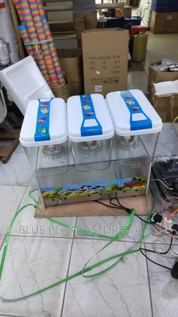 COMMERCIAL (18L. × 3) Auto Triple Electric Juice Dispensers.