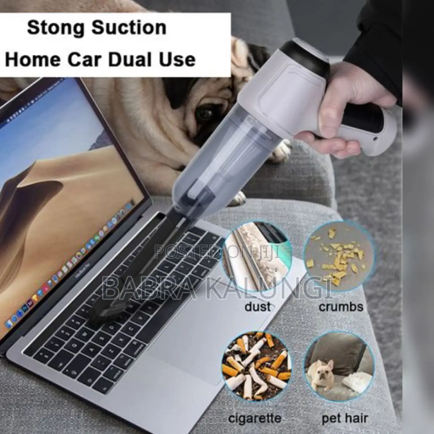 Wireless Car Charging Vacuum Cleaner