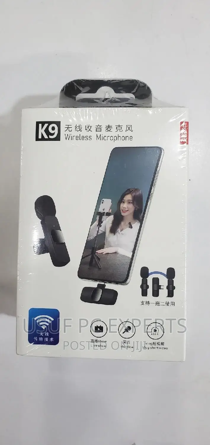 K9 Dual Wireless Microphone For iPhone And Type C