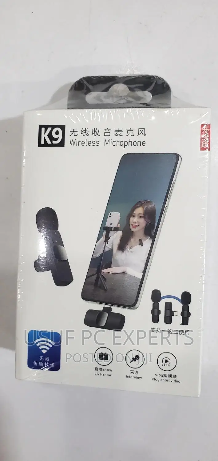 K9 Dual Wireless Microphone For iPhone And Type C
