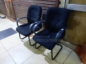 Non Rotating Office Chairs, 2 Pieces