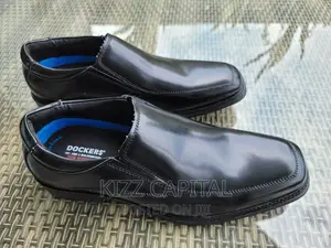 Black Dress Up Docker Shoes