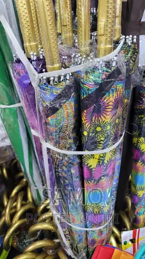 Umbrellas.