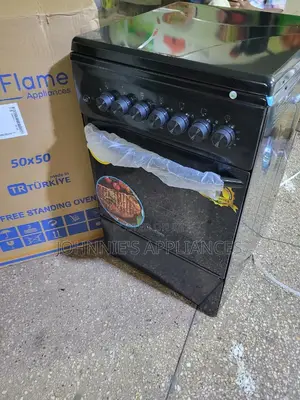 Blue Frame Gas and Electric Cooker With Oven 3×1