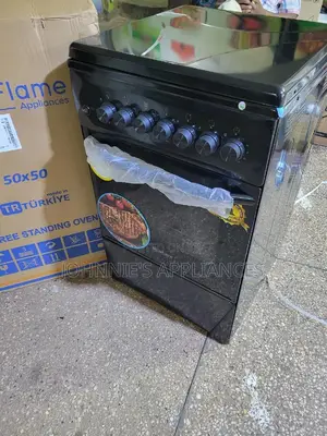 Blue Frame Gas and Electric Cooker With Oven 3×1