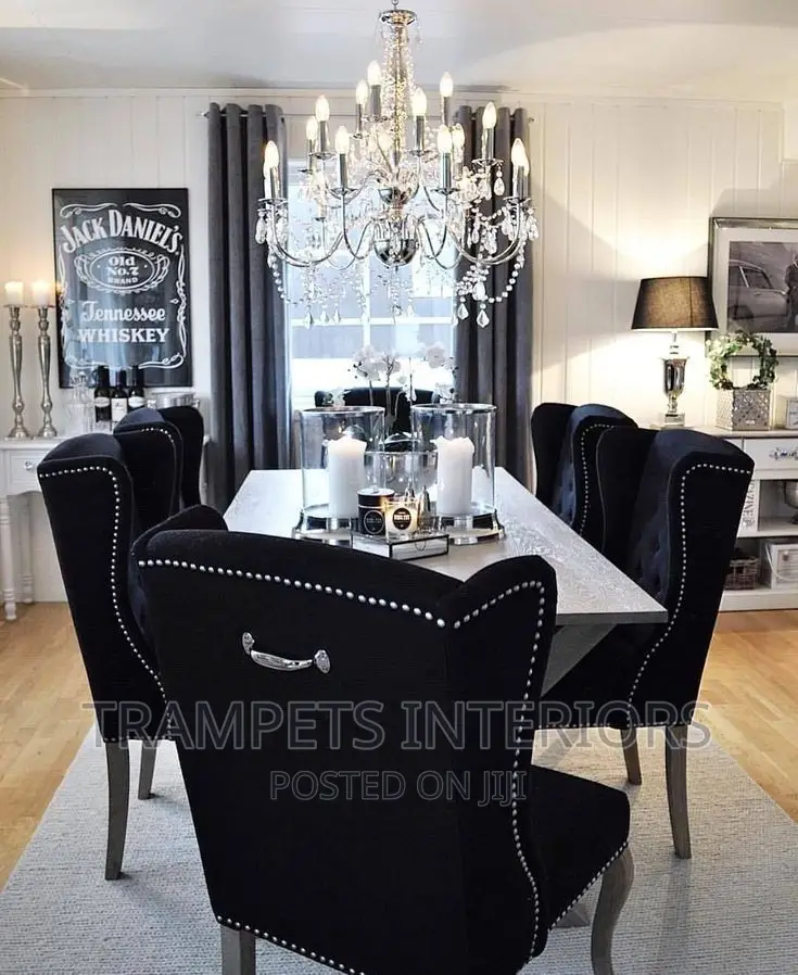 Dining Table American Black Dinning Table