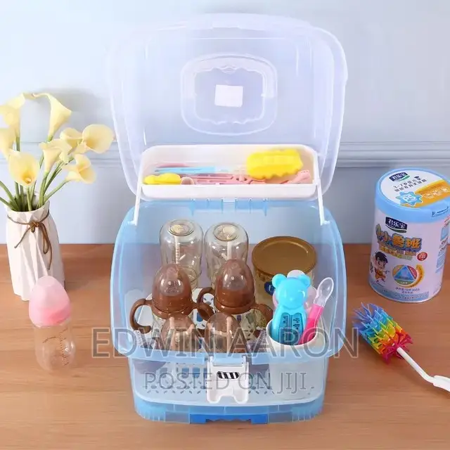 Baby Bottle Storage Drying Rack Box