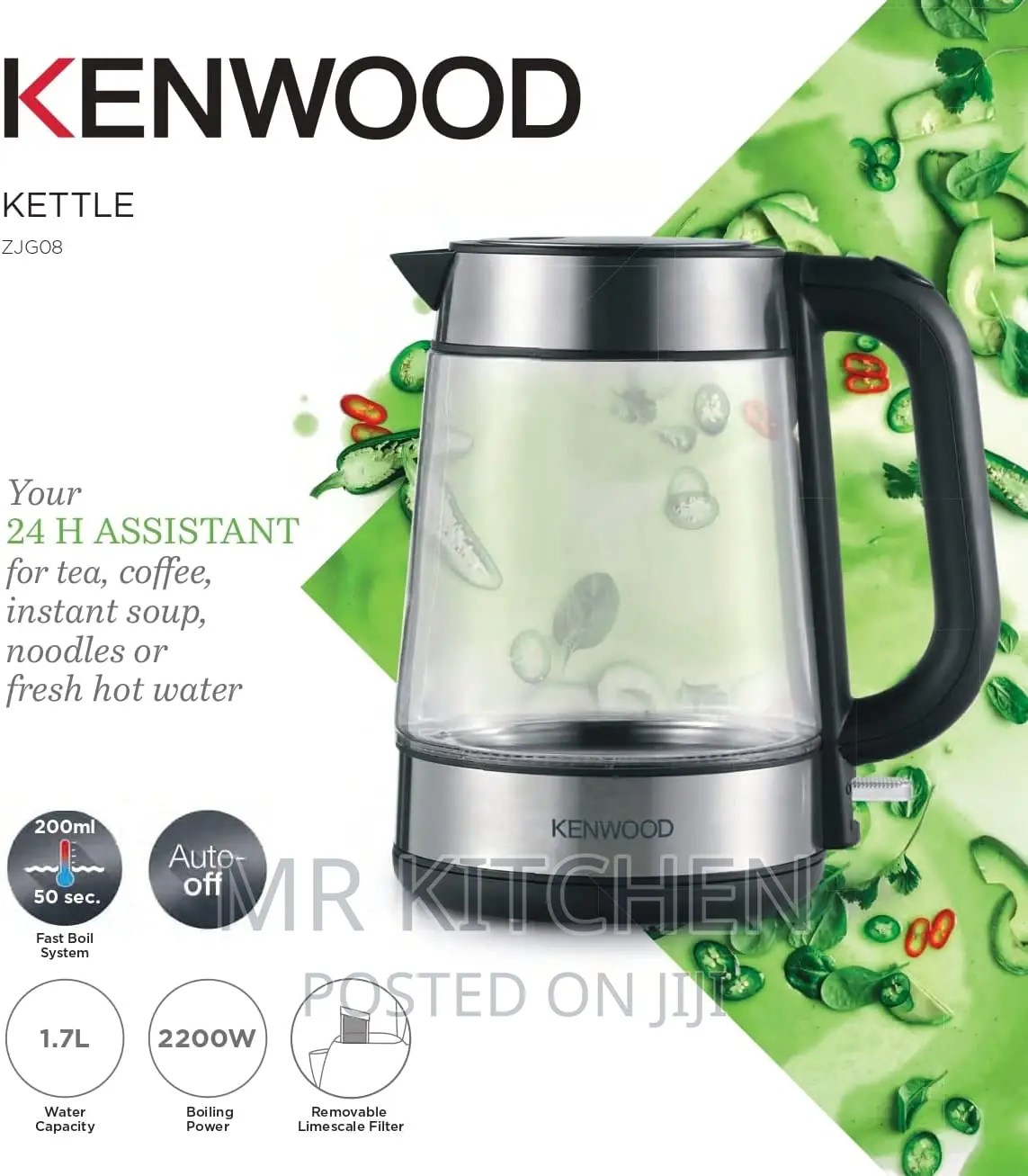 Kenwood Glass Kettle
