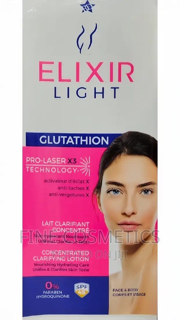 ELIXIR LIGHT |New Advanced GLUTATHIONE Skin Balancing Series for sale -  FINE COSMETICS  Price: USh 25,000 on Jiji.ug [Central Division]