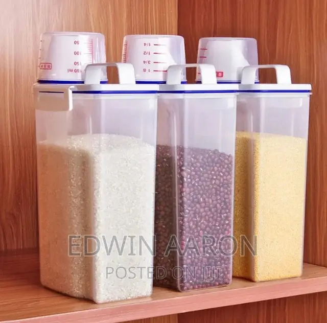 Cereal Storage Containers With Measuring Cups
