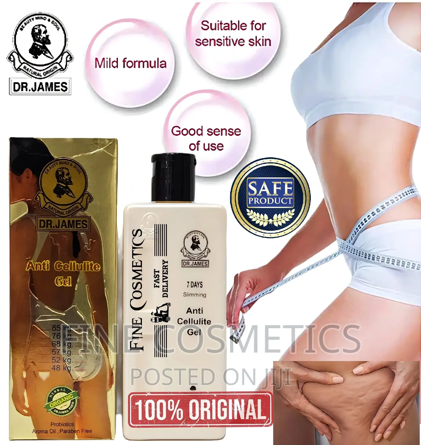 Dr James Anti-cellulite Slimming Gel Fat Burning Weight Loss