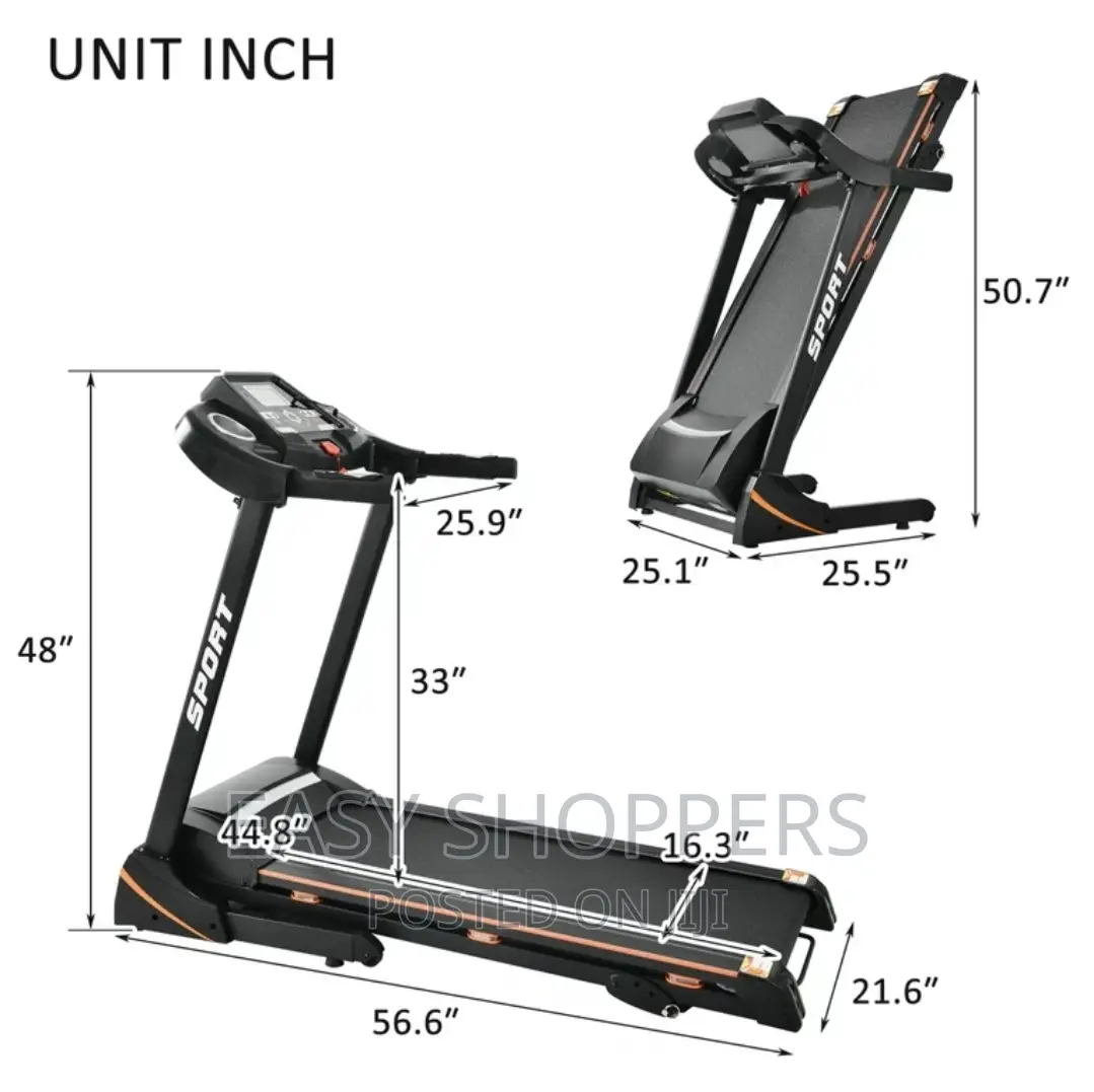 Treadmill for Fitness, Foldable