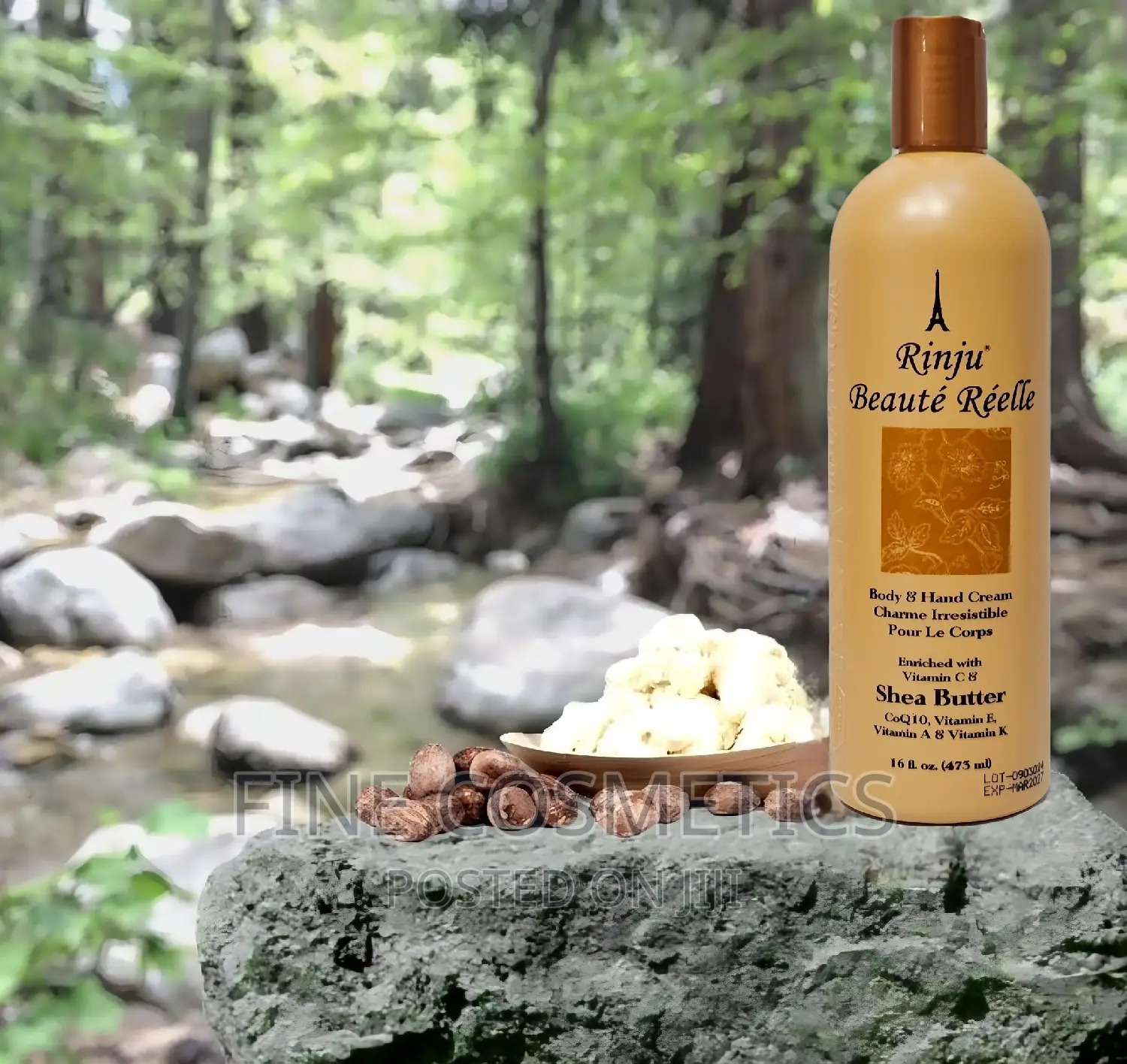RINJU Fragrance Lotion Hand and Body Shea Butter Moisturisng