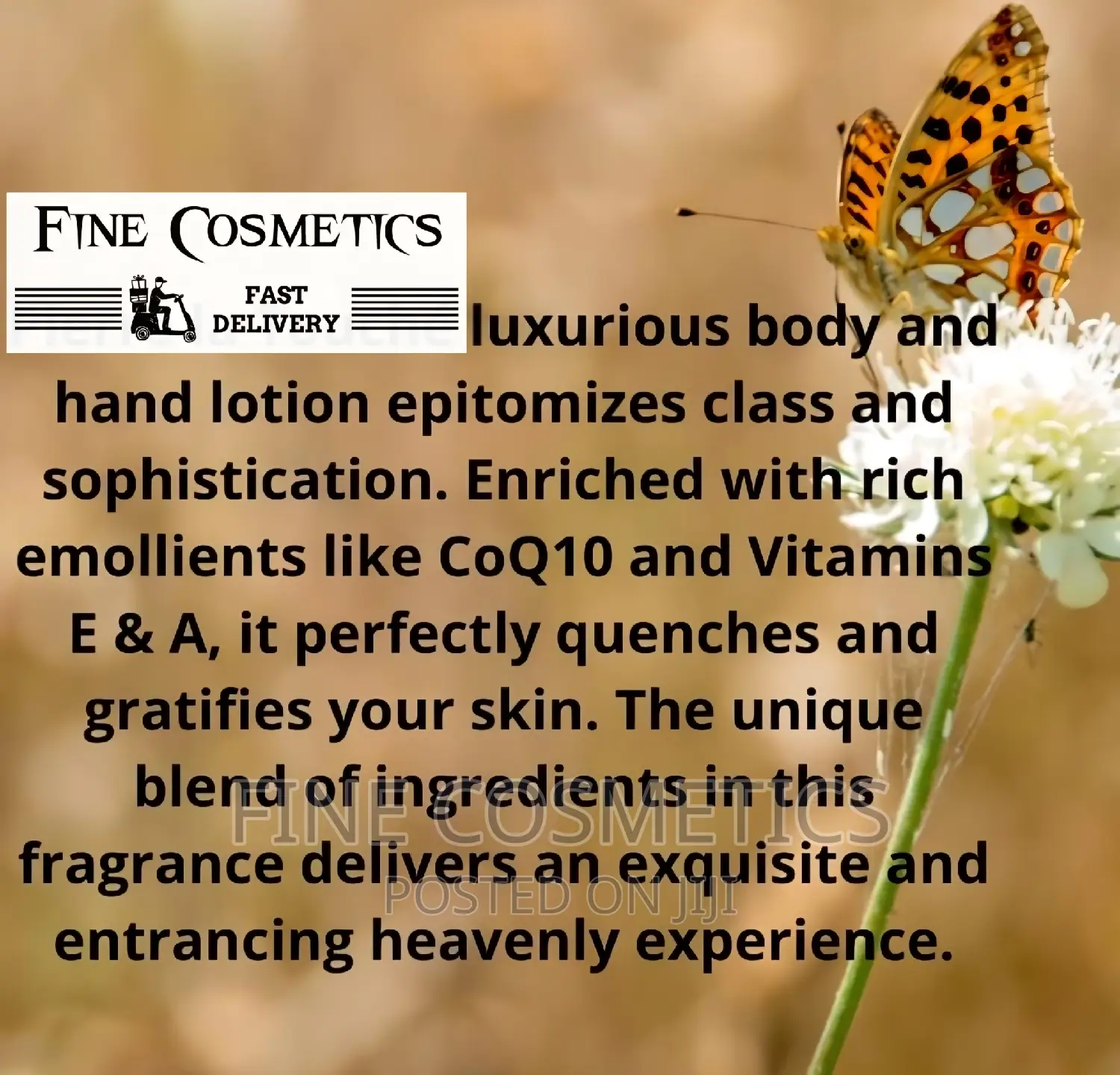 RINJU Fragrance Lotion Hand and Body Shea Butter Moisturisng