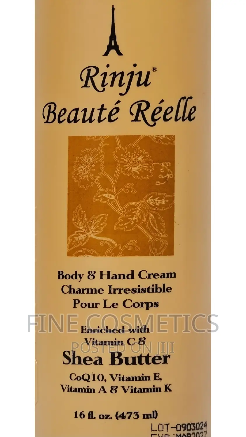 RINJU Fragrance Lotion Hand and Body Shea Butter Moisturisng