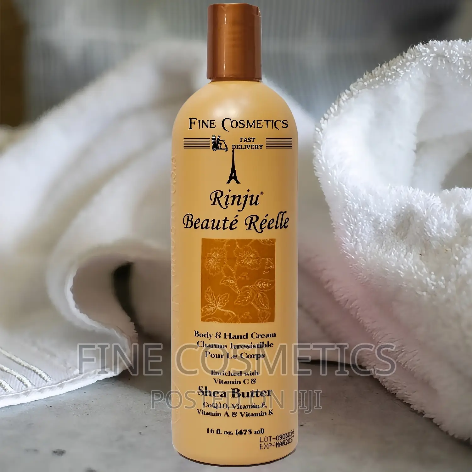 RINJU Fragrance Lotion Hand and Body Shea Butter Moisturisng