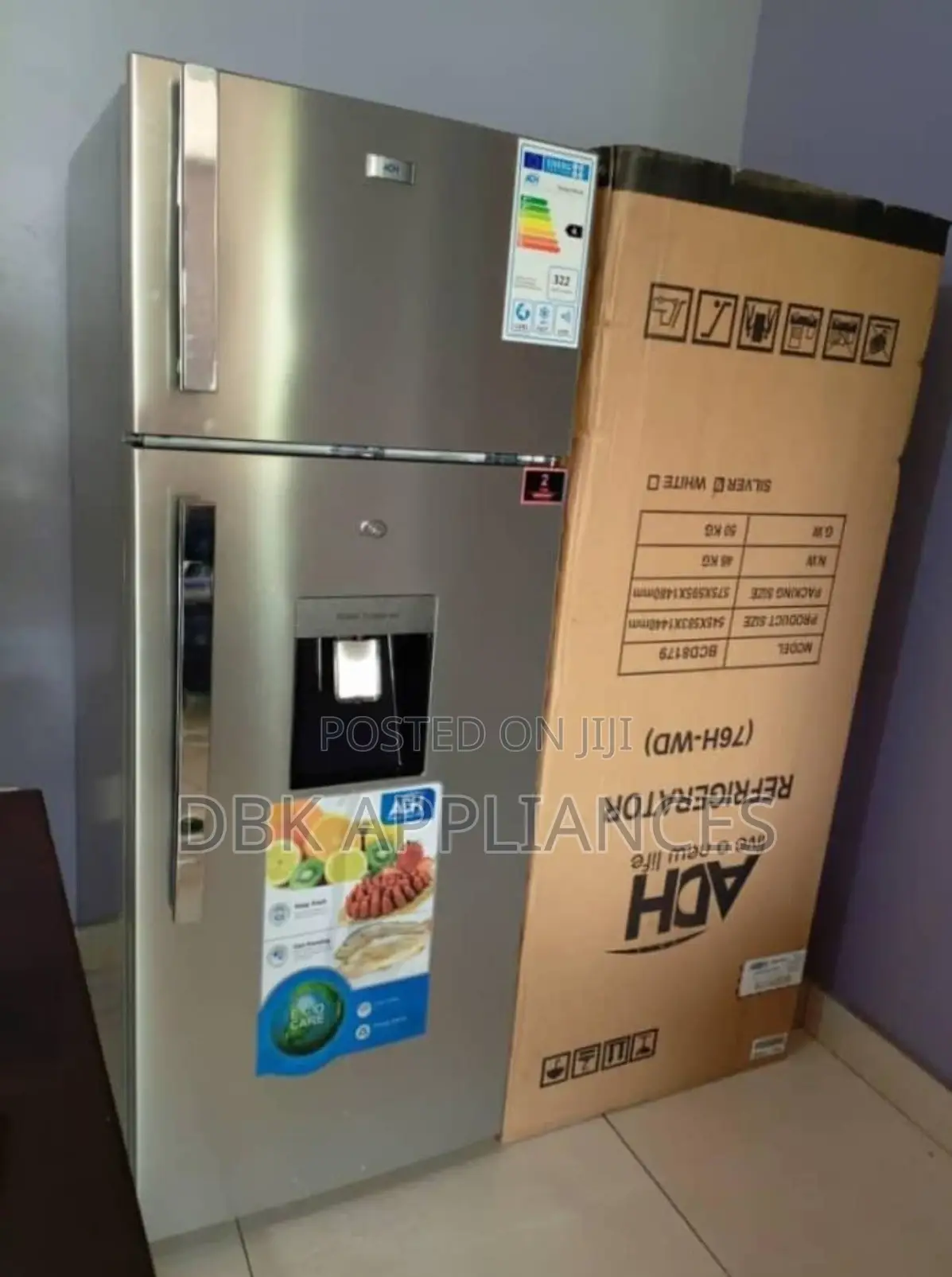 ADH 358L Double Door With a Dispenser Original 2yr Warranty