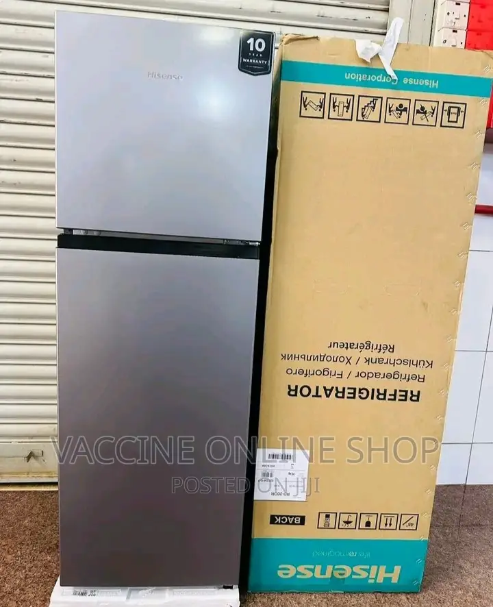Hisense Fridge Double Door 200l/Hisense Double Door #C