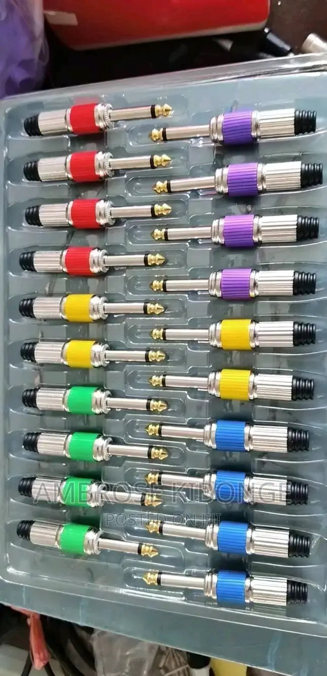 Durable Audio Paired Mono Phone/Jack Pin Plug Head/Connector
