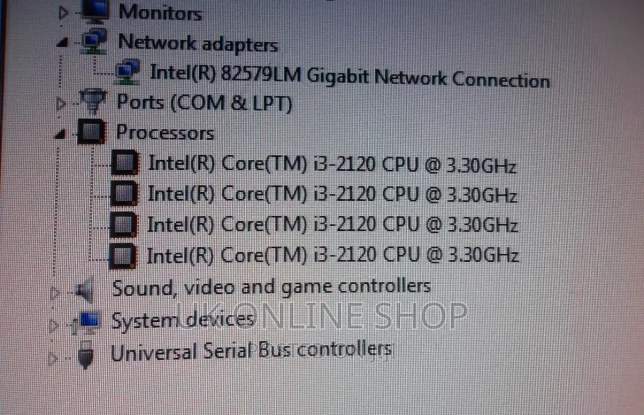 Desktop Computer Dell OptiPlex 790 4GB Intel Core I3 HDD 500GB