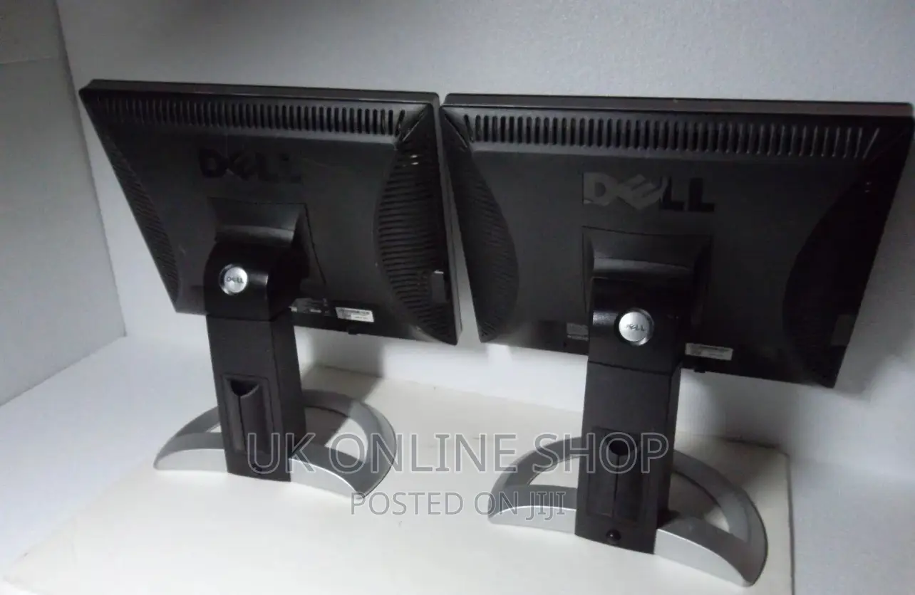 Lot-2 Dell 17" LCD Monitor VGA Dvi W/4-Port USB
