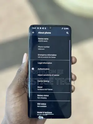 Sharp Aquos Zero 2 256 GB Blue
